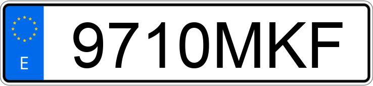 Numer rejestracyjny 9710MKF posiada VOLKSWAGEN GOLF GTE 1.4TSI