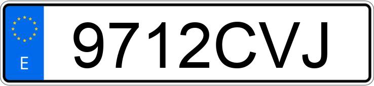 Numer rejestracyjny 9712CVJ posiada NISSAN CABSTAR