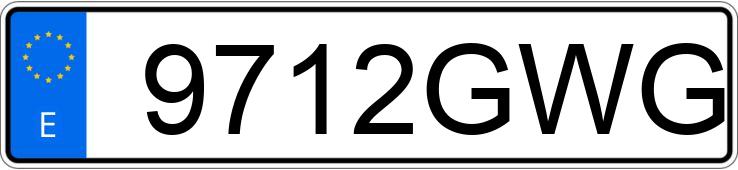 Numer rejestracyjny 9712GWG posiada LADA NIVA