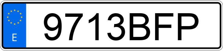 Numer rejestracyjny 9713BFP posiada SEAT IBIZA Numer rejestracyjny 9713BFP posiada SEAT IBIZA