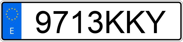 Numer rejestracyjny 9713KKY posiada CITROEN BERLINGO