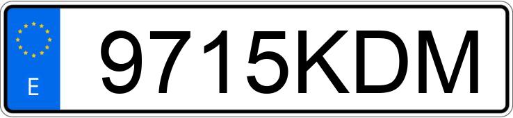 Numer rejestracyjny 9715KDM posiada PEUGEOT 308