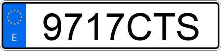 Numer rejestracyjny 9717CTS posiada FORD MONDEO