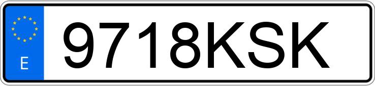 Numer rejestracyjny 9718KSK posiada AUDI A3 SPORTBACK Numer rejestracyjny 9718KSK posiada AUDI A3 SPORTBACK