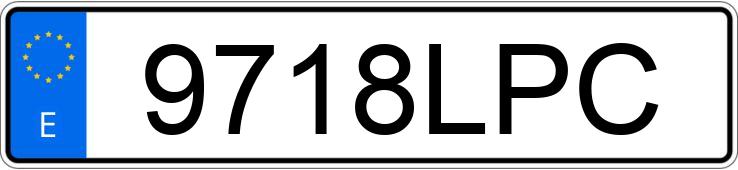 Numer rejestracyjny 9718LPC posiada RENAULT CLIO