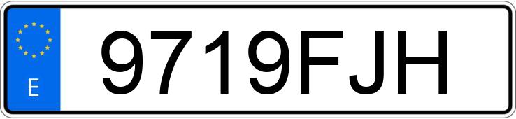 Numer rejestracyjny 9719FJH posiada FORD MONDEO