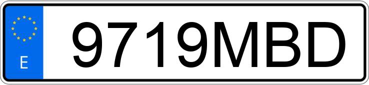 Numer rejestracyjny 9719MBD posiada PEUGEOT 5008