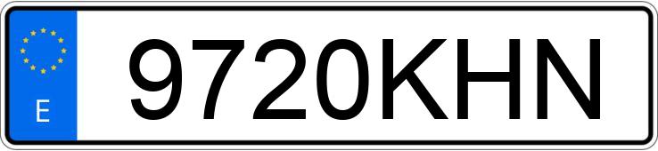 Numer rejestracyjny 9720KHN posiada PEUGEOT 2008