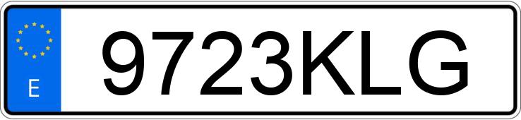 Numer rejestracyjny 9723KLG posiada PEUGEOT PARTNER Numer rejestracyjny 9723KLG posiada PEUGEOT PARTNER