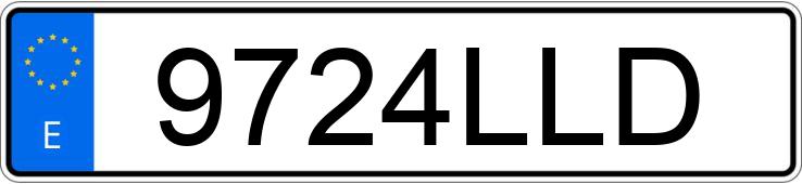 Numer rejestracyjny 9724LLD posiada SEAT IBIZA