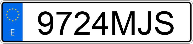 Numer rejestracyjny 9724MJS posiada CITROEN JUMPER