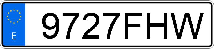 Numer rejestracyjny 9727FHW posiada BMW SERIE 3 Numer rejestracyjny 9727FHW posiada BMW SERIE 3