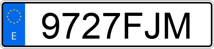 Numer rejestracyjny 9727FJM posiada HYUNDAI TUCSON