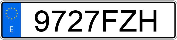 Numer rejestracyjny 9727FZH posiada SEAT LEON