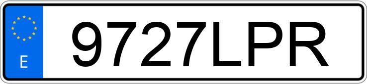 Numer rejestracyjny 9727LPR posiada MERCEDES GLB (247)