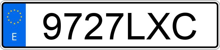 Numer rejestracyjny 9727LXC posiada MAXUS EUNIQ 5