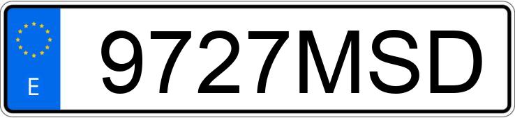 Numer rejestracyjny 9727MSD posiada HYUNDAI I20