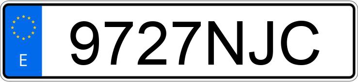 Numer rejestracyjny 9727NJC posiada KAWASAKI Z 900 Numer rejestracyjny 9727NJC posiada KAWASAKI Z 900