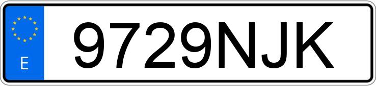 Numer rejestracyjny 9729NJK posiada AUDI A3 ALLSTREET