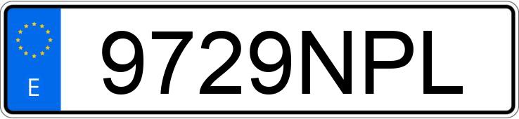 Numer rejestracyjny 9729NPL posiada TOYOTA C-HR