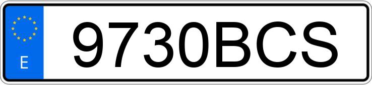 Numer rejestracyjny 9730BCS posiada FORD FOCUS