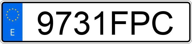 Numer rejestracyjny 9731FPC posiada MERCEDES E (211)