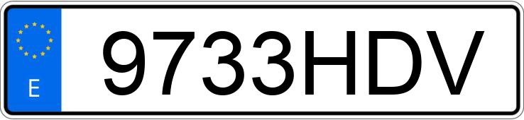 Numer rejestracyjny 9733HDV posiada PEUGEOT 308