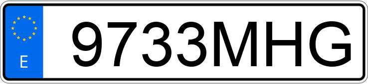 Numer rejestracyjny 9733MHG posiada FIAT DOBLO