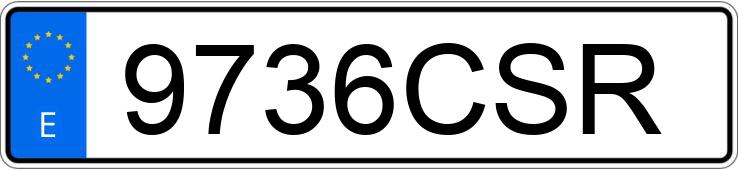 Numer rejestracyjny 9736CSR posiada SEAT TOLEDO