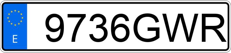 Numer rejestracyjny 9736GWR posiada VOLKSWAGEN GOLF Numer rejestracyjny 9736GWR posiada VOLKSWAGEN GOLF