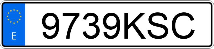 Numer rejestracyjny 9739KSC posiada MERCEDES GLA (156)
