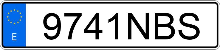 Numer rejestracyjny 9741NBS posiada VOLVO XC40