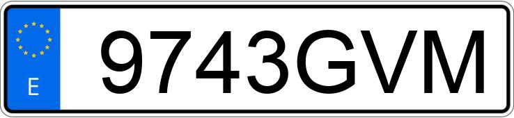 Numer rejestracyjny 9743GVM posiada TOYOTA LAND CRUISER