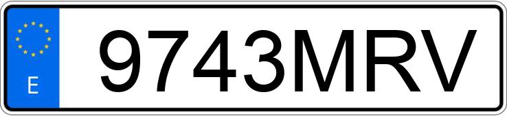 Numer rejestracyjny 9743MRV posiada KAWASAKI NINJA 650