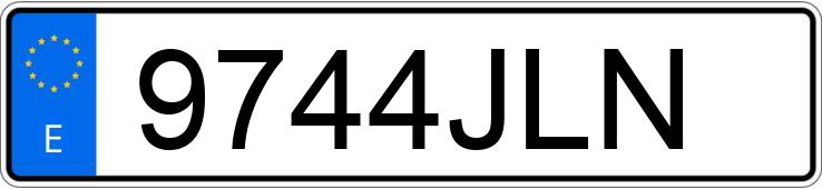 Registreringsnummer9744JLN har LAMBORGHINI HURACAN