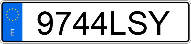 Numer rejestracyjny 9744LSY posiada MINI COUNTRYMAN