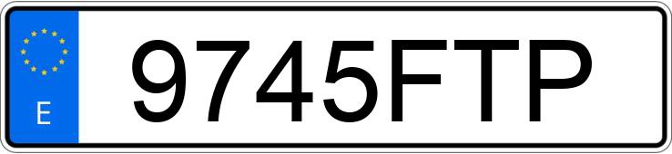 Numer rejestracyjny 9745FTP posiada OPEL ZAFIRA Numer rejestracyjny 9745FTP posiada OPEL ZAFIRA