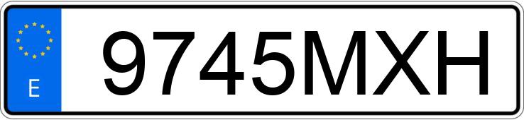 Numer rejestracyjny 9745MXH posiada TESLA MODEL 3 Numer rejestracyjny 9745MXH posiada TESLA MODEL 3