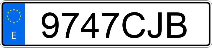 Numer rejestracyjny 9747CJB posiada CITROEN BERLINGO