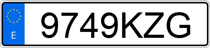 Numer rejestracyjny 9749KZG posiada KIA NIRO Numer rejestracyjny 9749KZG posiada KIA NIRO