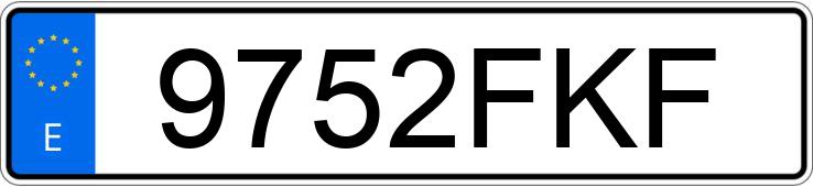 Numer rejestracyjny 9752FKF posiada VOLKSWAGEN GOLF Numer rejestracyjny 9752FKF posiada VOLKSWAGEN GOLF