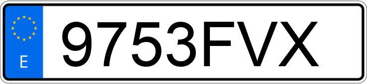 Numer rejestracyjny 9753FVX posiada FORD FOCUS Numer rejestracyjny 9753FVX posiada FORD FOCUS