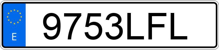 Numer rejestracyjny 9753LFL posiada BMW SERIE 4