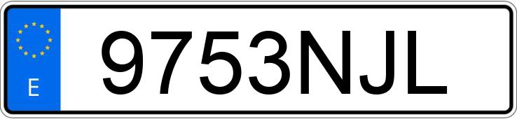 Numer rejestracyjny 9753NJL posiada RENAULT CLIO