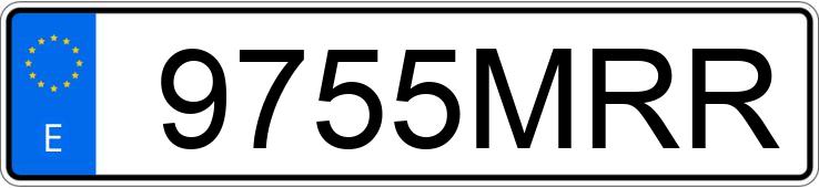 Numer rejestracyjny 9755MRR posiada HYUNDAI I20