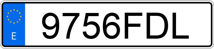 Numer rejestracyjny 9756FDL posiada KIA RIO