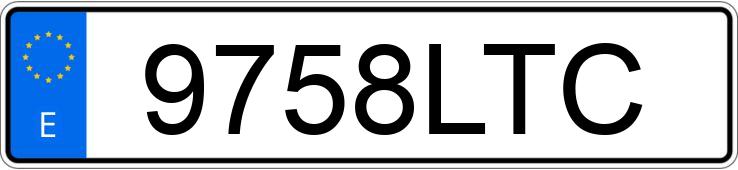 Numer rejestracyjny 9758LTC posiada SUPER SOCO TC Numer rejestracyjny 9758LTC posiada SUPER SOCO TC