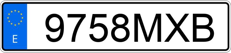 Numer rejestracyjny 9758MXB posiada MERCEDES EQE (295)