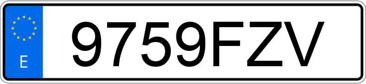 Numer rejestracyjny 9759FZV posiada PEUGEOT 207 Numer rejestracyjny 9759FZV posiada PEUGEOT 207