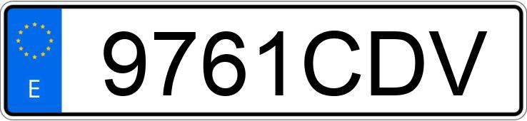 Numer rejestracyjny 9761CDV posiada VOLKSWAGEN BORA